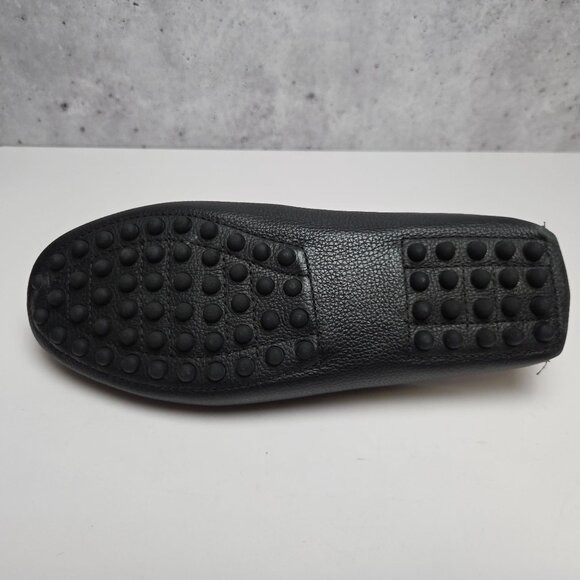 Mercanti Fiorentini Black Leather Mocc Loafers Driving Slippers Mens Size 9.5 - Picture 10 of 10